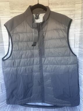 NWT MSX BY MICHAEL STRAHAN MENS QUILTED VEST 2XL, LOFT GRAY